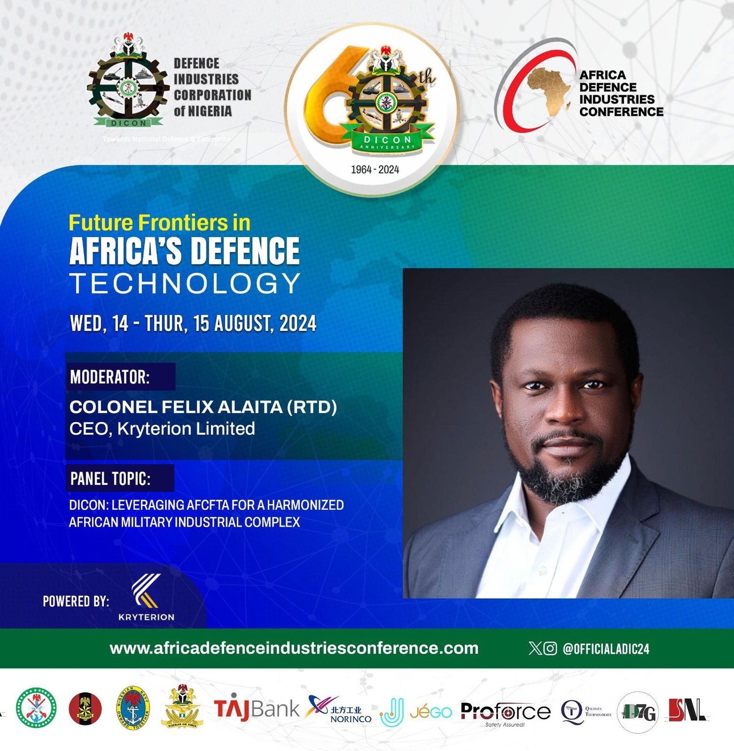 Africa Defence Industries Conference inaugural edition at DICON 60th anniversary